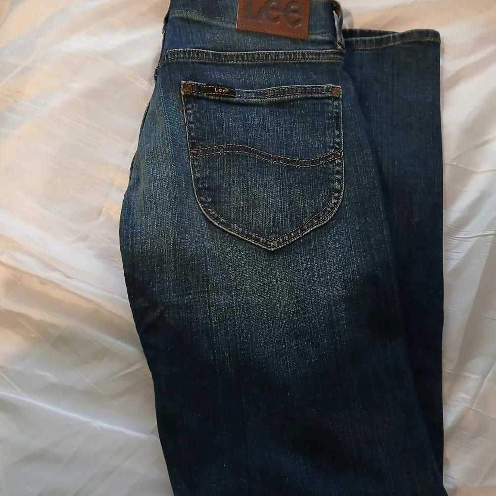 Lee Blue Slim Straight Jeans Premium Denim